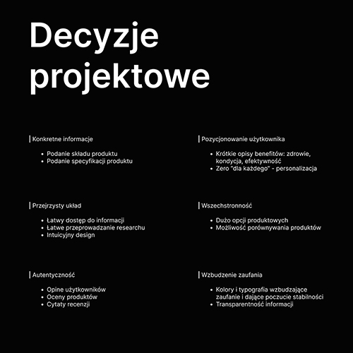 Opracowanie decyzji projektowych