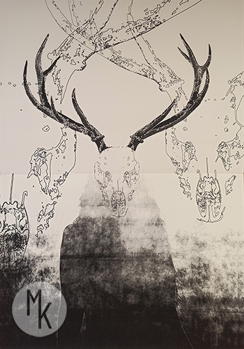 ,,Duch lasu,, 100x140cm