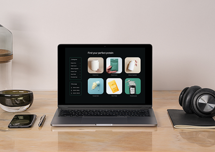 Mockup High fidelity wireframes - Strona opcji produktowych