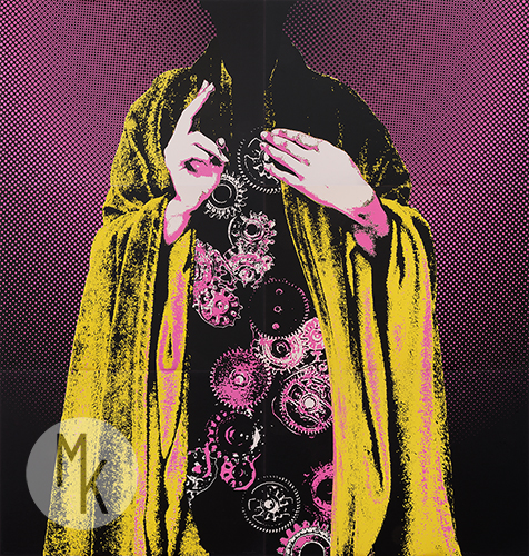 ,,Mechanizm,, serigrafia, 200x210cm