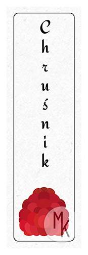 Naklejka na szyjkę butelki piwa ,,Chruśnik,,