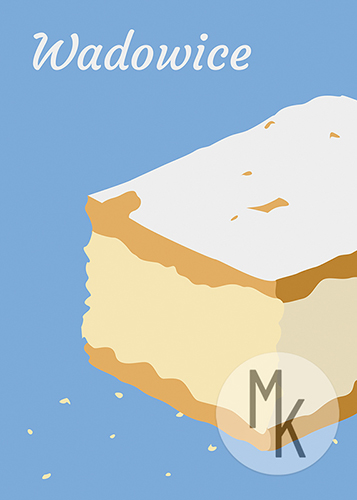 Pocztówka Wadowice - kremówka