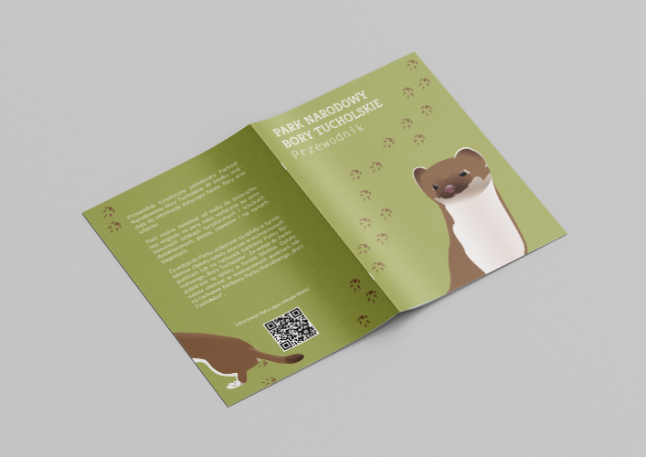 Wizualizacja okładki przewodnika Borów Tucholskich